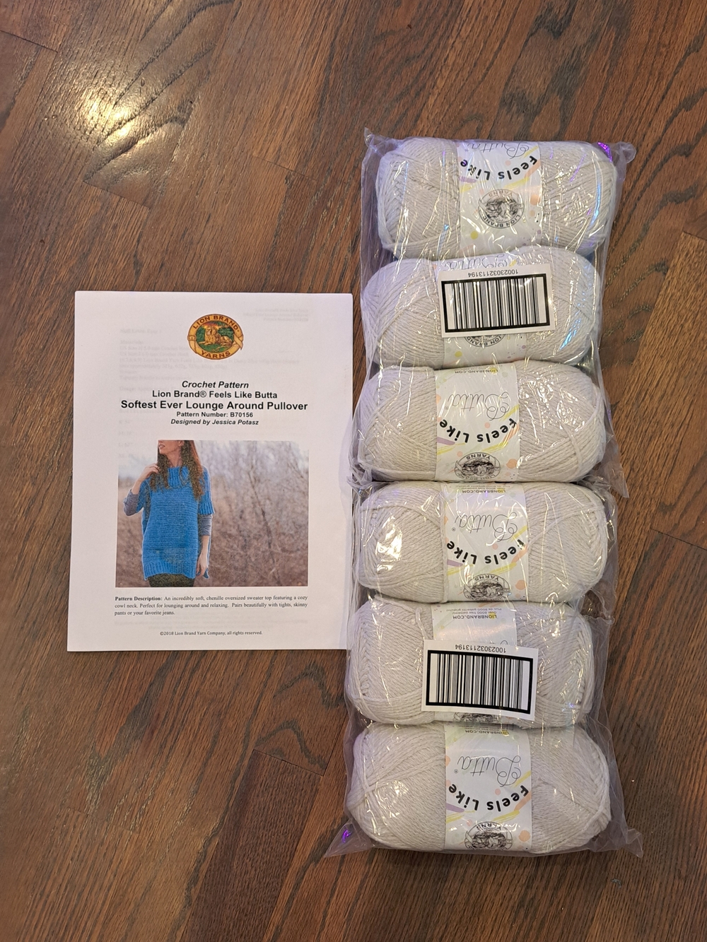 Lion Brand Feels Like Butta Yarn Crochet Kit
